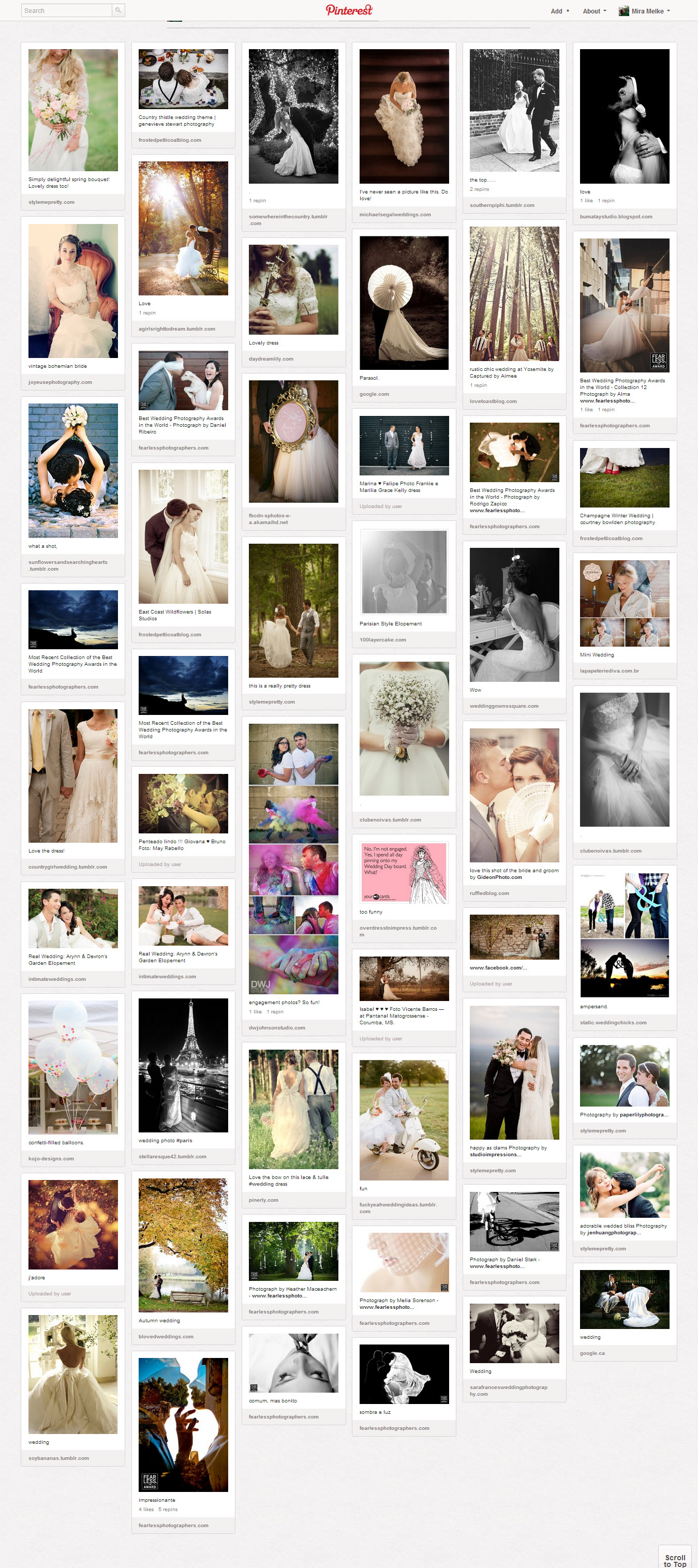 Board do pinterest sobre fotografias de casamento - Clube Noivas.com