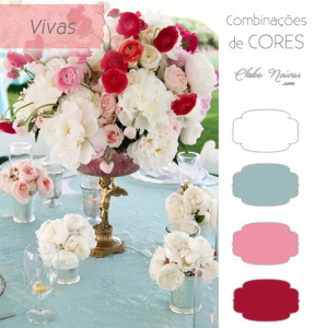 Combinação de Cores Vivas Para Decoração - Azul, Rosa, Vinho e Branco
