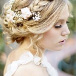Penteado de Noiva com Flores Naturais e Trança