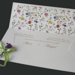 Convite de Casamento - Estampa Floral - Art Invitte