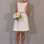 vestido de noiva curto e elegante